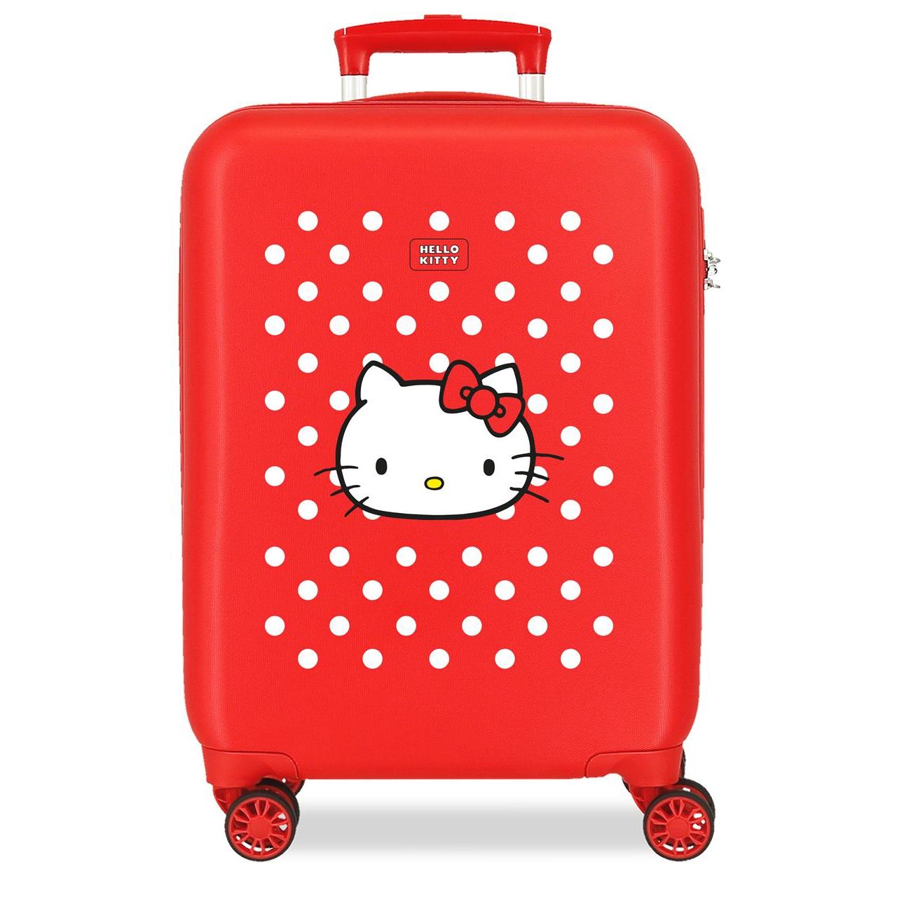 Maleta de cabina Castle of Hello Kitty rojo 33x50x20 cm