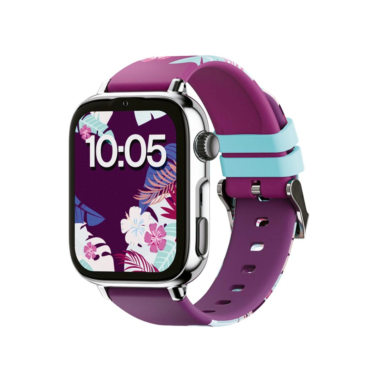 SaveFamily SaveWatch Plus 2 Plata con correa de silicona Maui / Smartwatch 4G para niños