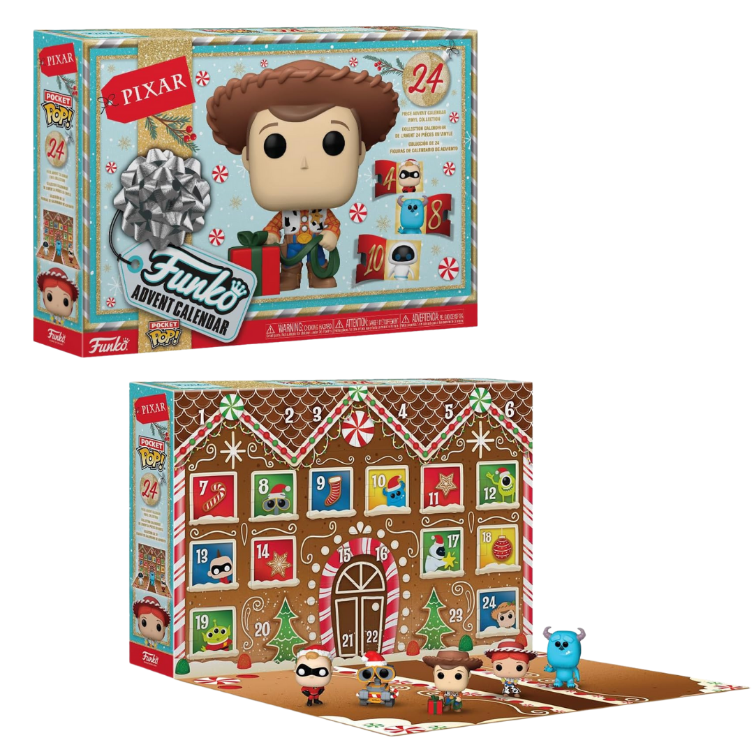FUNKO POCKET POP! DISNEY PIXAR: CALENDARIO DE ADVIENTO - TOY STORY, 75807, TIENDA CON LICENCIA OFICIAL, ENVIO EN 24-48 HORAS EN PENÍNSULA, FIGURA, CABEZÓN, MUÑECO, JUGUETES, DIBUJOS, CLÁSICOS