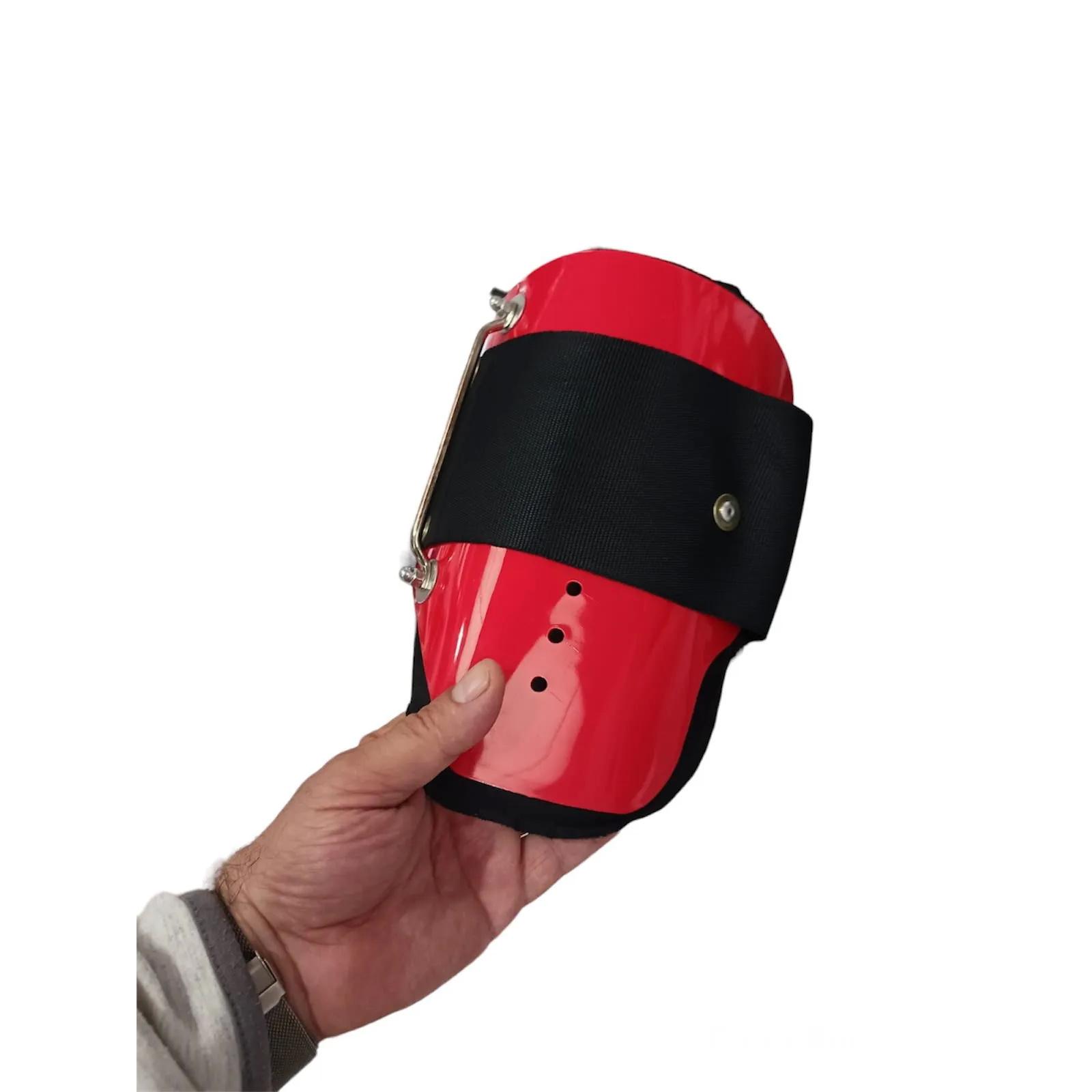 MAMIGA kit carcasas de ABS rojas regulable con almohadilla y velcro R y L