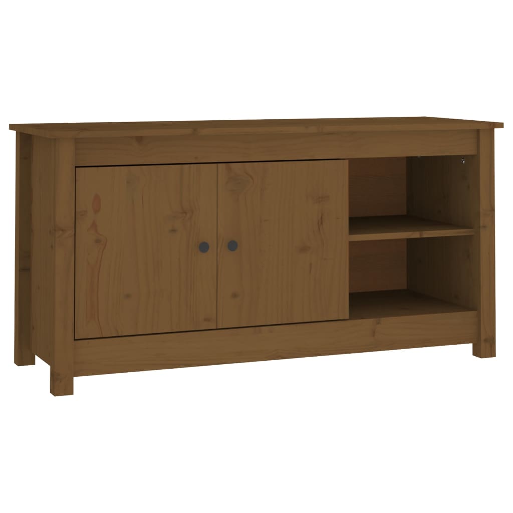 Vidaxl Mueble de TV de Madera Maciza de Pino 103x36,5x52 Cm