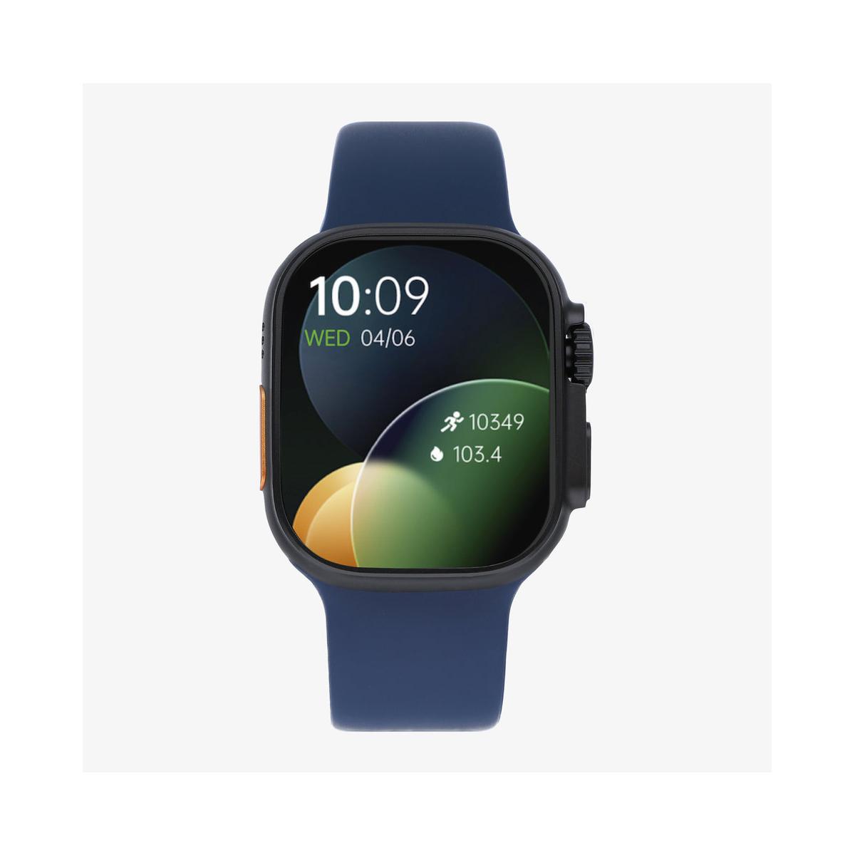 Smarts By Radiant Reloj Inteligente Smartwatch Hollywood Sili Sport Azul 40,00 Mm Pulsera De Silicona Azul Con Cierre De Hebilla Normal Control De Ritmo Cardiaco, Sueño Y Modos Deportivos Compatible Con Android, Ios