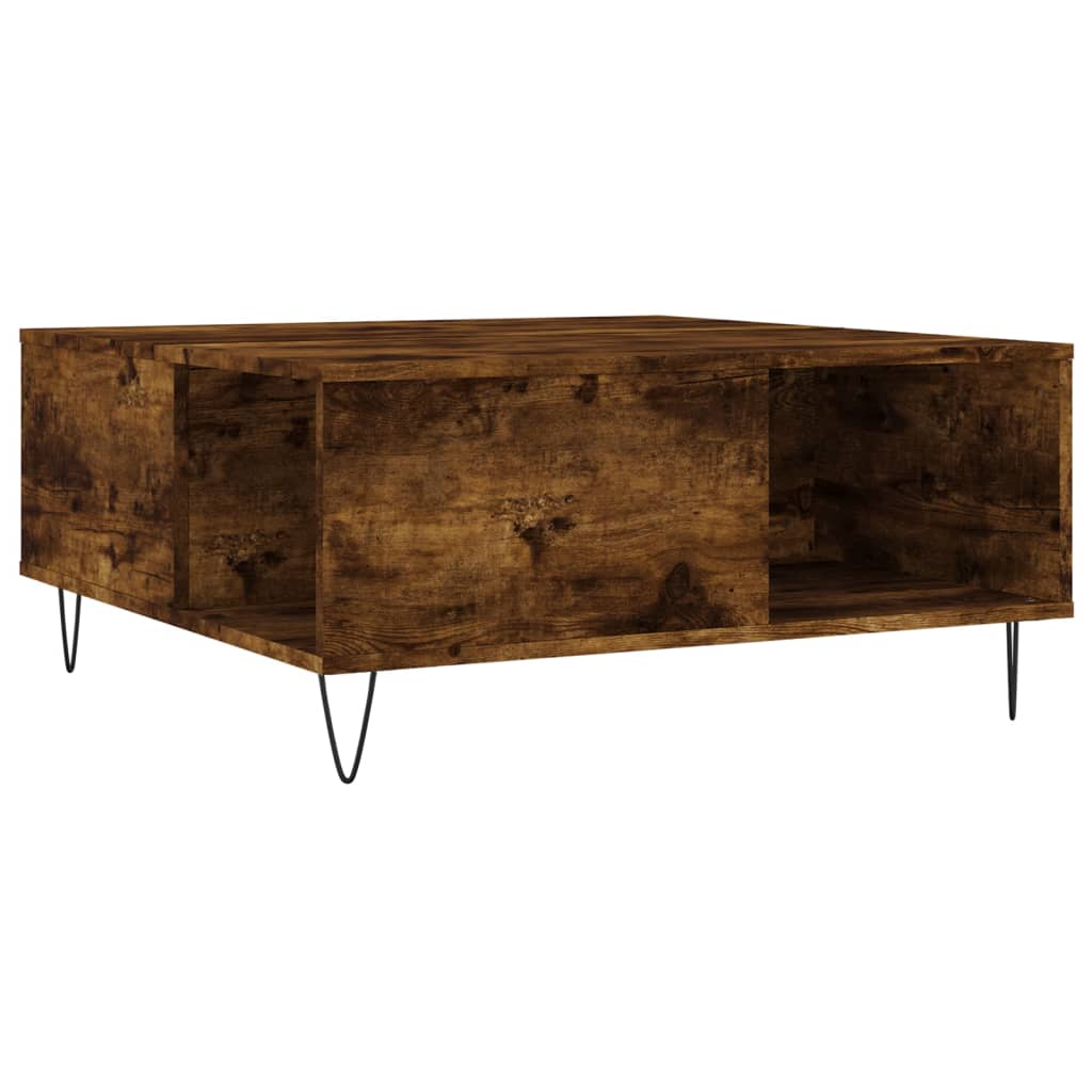 Mesa de Centro Vidaxl Madera Contrachapada 80x80x36,5 Cm