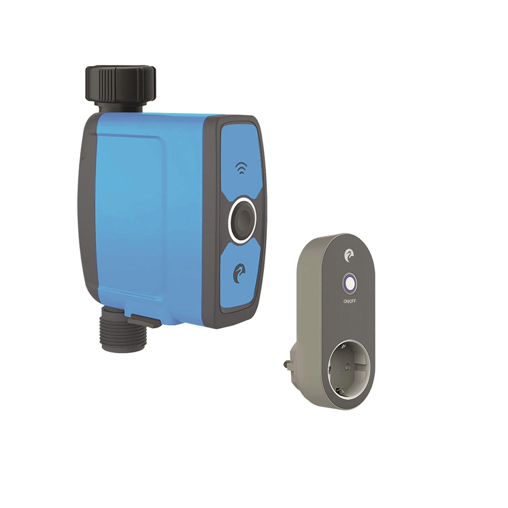 Garza Control de Riego Inteligente con Enchufe Adicional