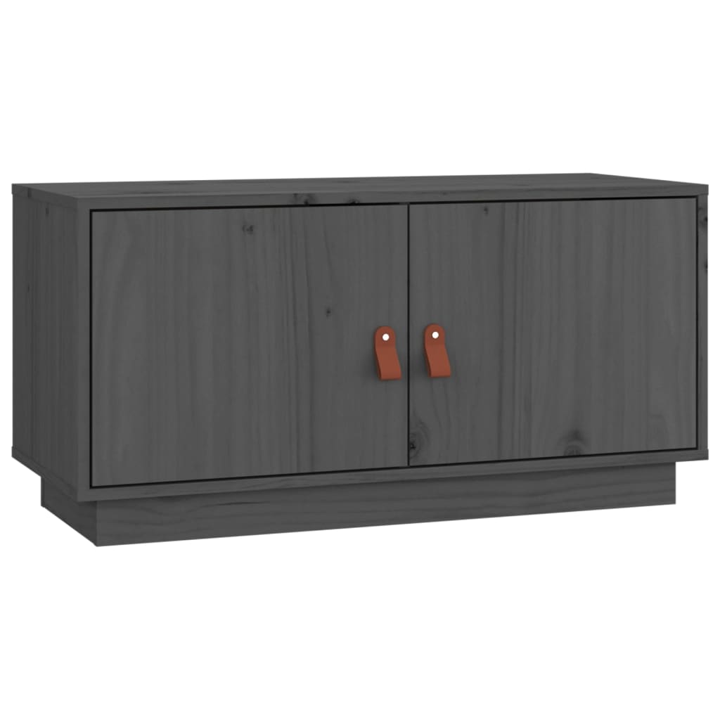 Vidaxl Mueble de TV de Madera Maciza de Pino 80x34x40 Cm