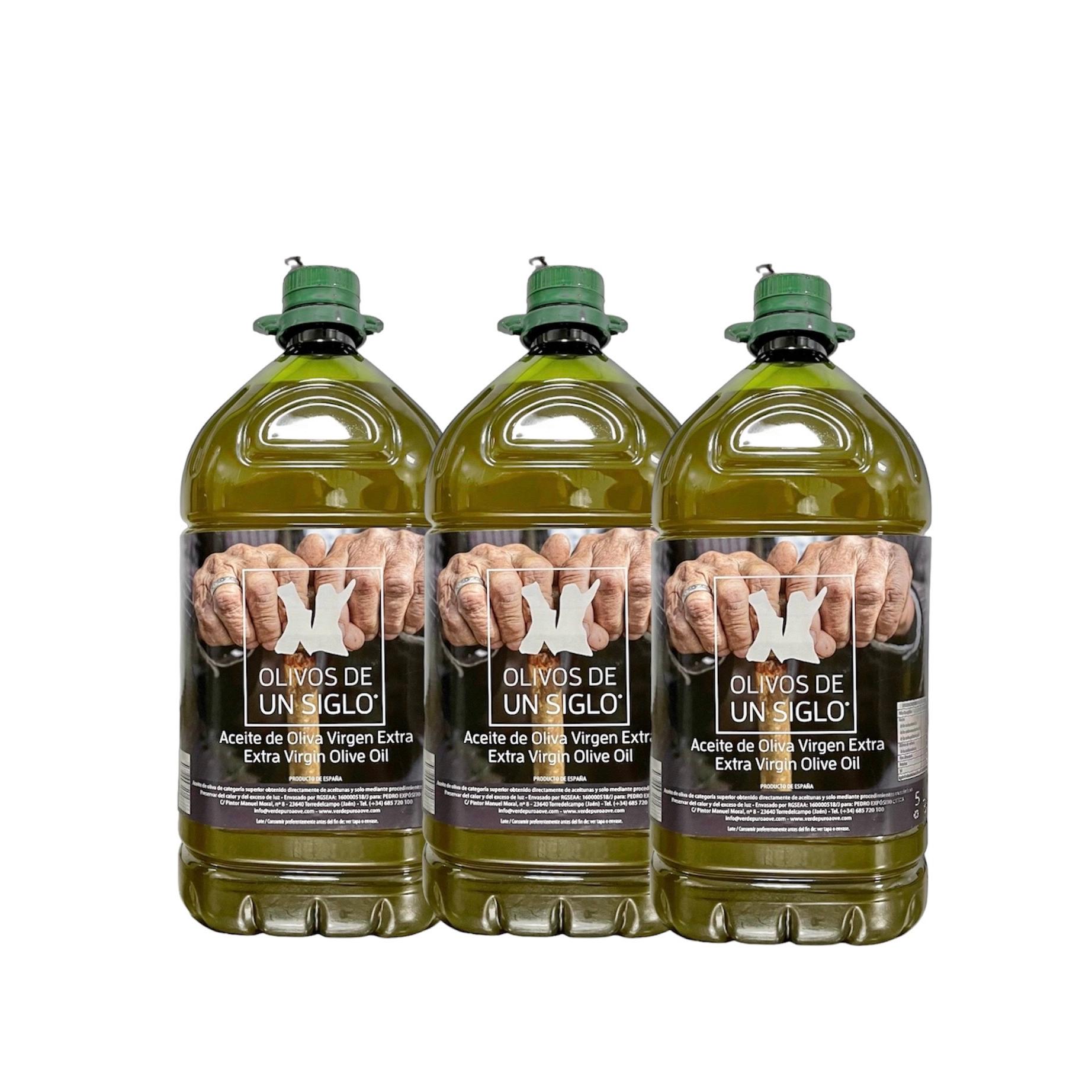 ACEITE DE OLIVA VIRGEN EXTRA OLIVOS DE UN SIGLO 5L    3X5L