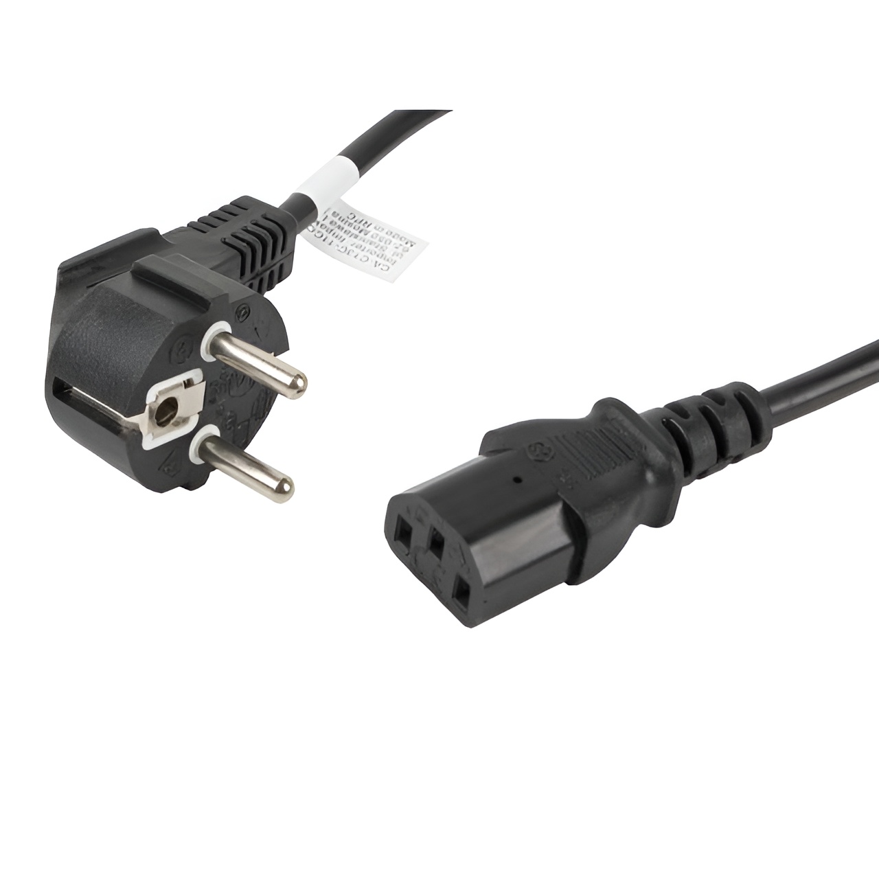 LANBERG Cable DE ALIMENTACION CA-C13C-11CC-0018-BK Conectores SCHUKO / IEC320 C13 1.8 Metros