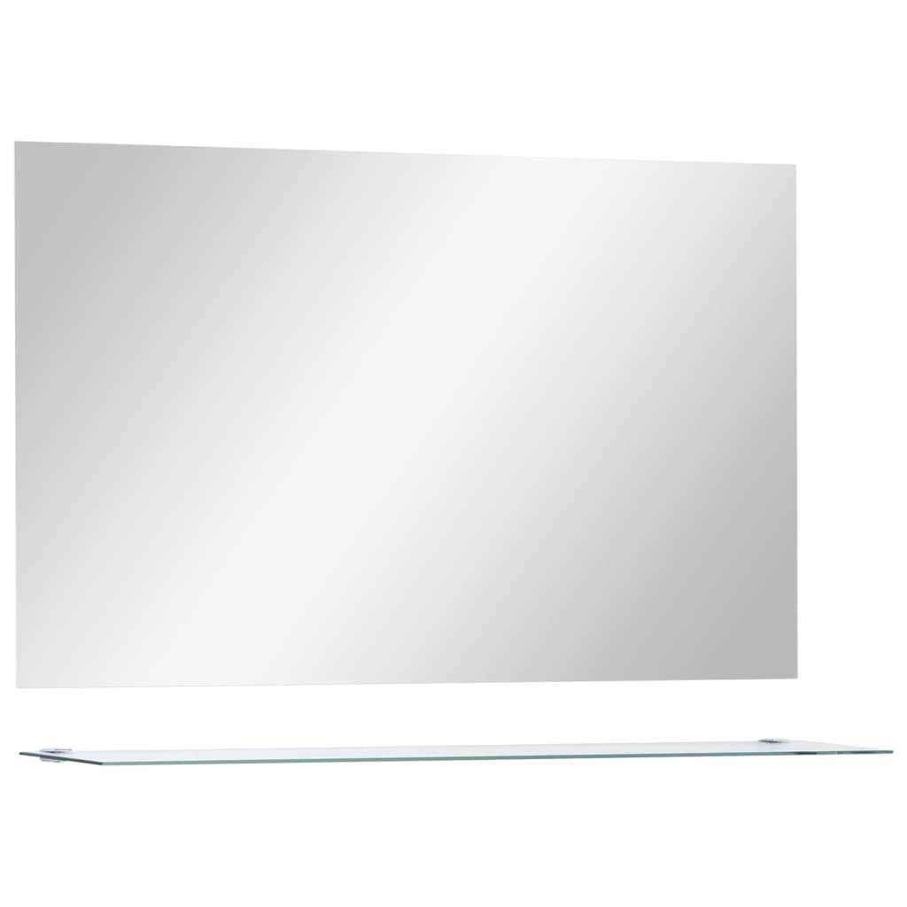 vidaXL Espejo de Pared Plateado para Maquillaje de Baño Dimensiones 50 x 60 cm (1 estante),  50 x 60 cm (5 estantes),  100 x 60 cm (1 estante) y mas