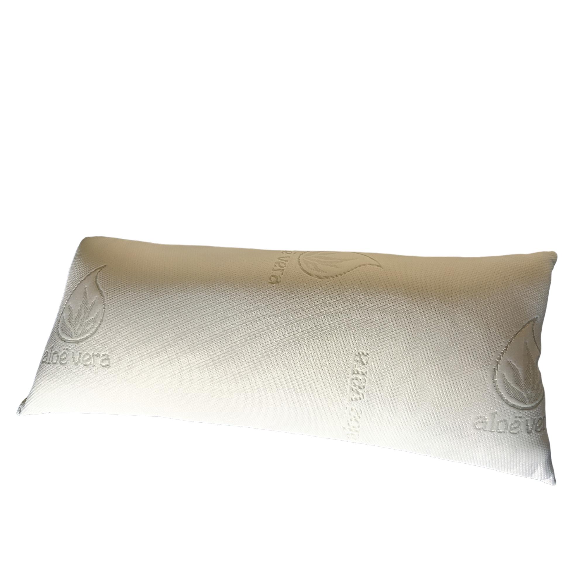 Almohada Viscocopos: Fibra con Funda Aloe Vera - Firmeza Alta - Futonia