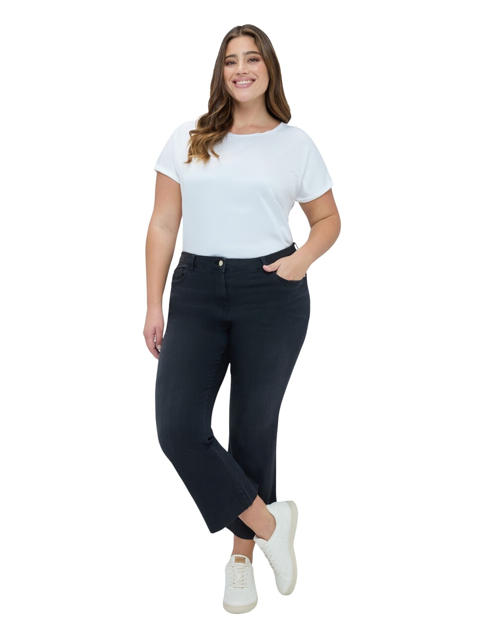 Fiorella Rubino - Jeans Kick Flare lavado black
