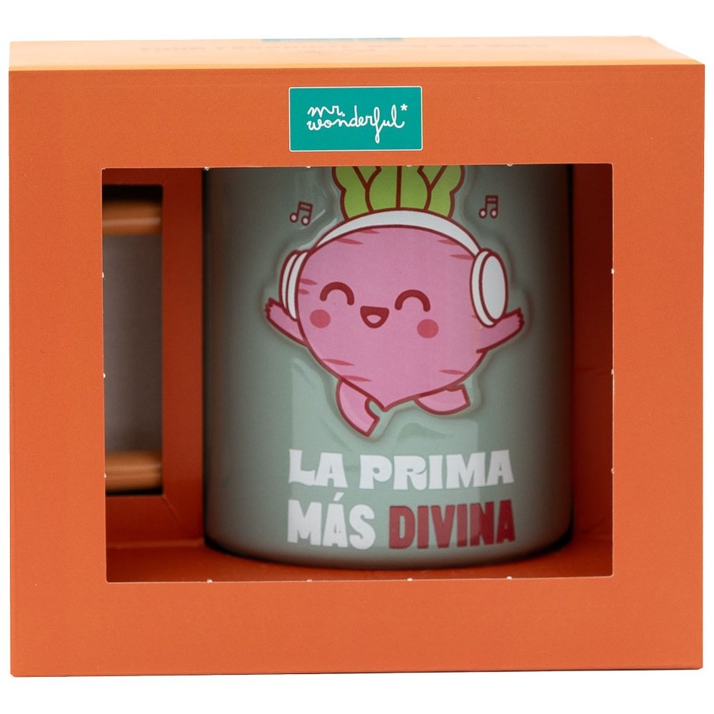 MR TAZA 3D REMOLACHA LA PRIMA MAS DIVINA TAZAS S2 9x9x14 Cms.
