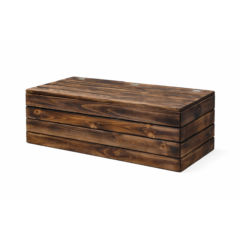 Baúl de Madera Envejecida con Estilo Japonés - Espacio de Almacenamiento y Asiento - VidaHuerto - ENVIO GRATIS | Takura