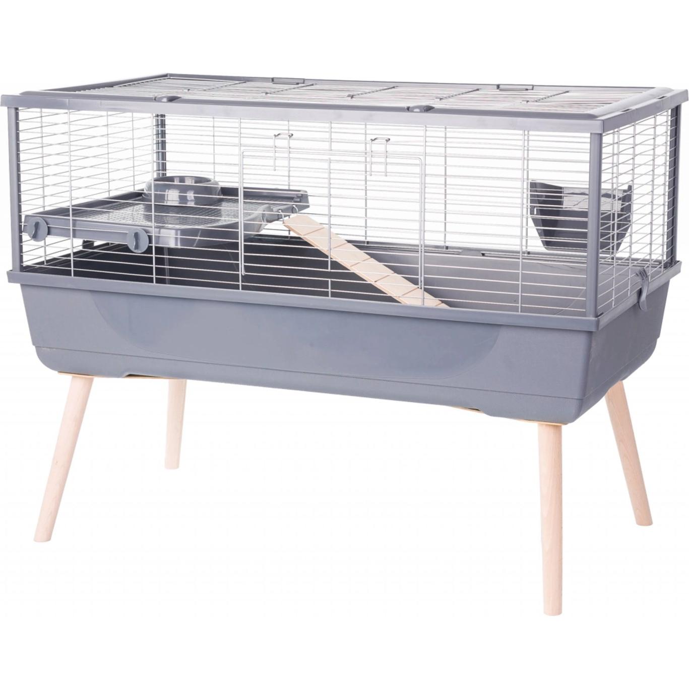 Jaula ZOLUX NEOLIFE 100 para cobayas, gris