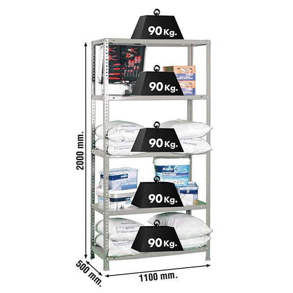 Estantería SIMONRACK SIMONRACK SimonrackComfort superplus 5/500 gris