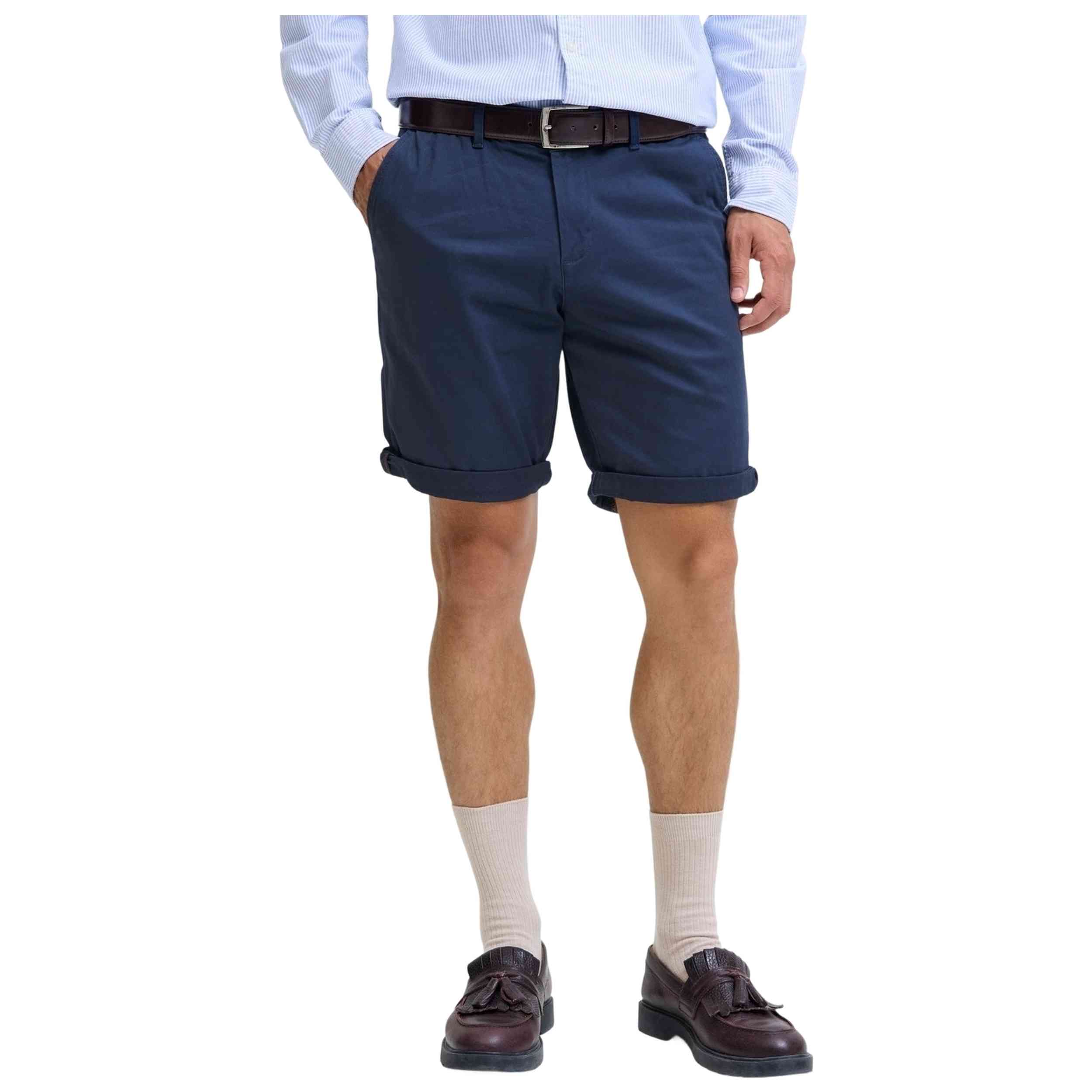 Short Jack & Jones modelo Jpstbowie Shorts Solid Srt Sn en color Azul