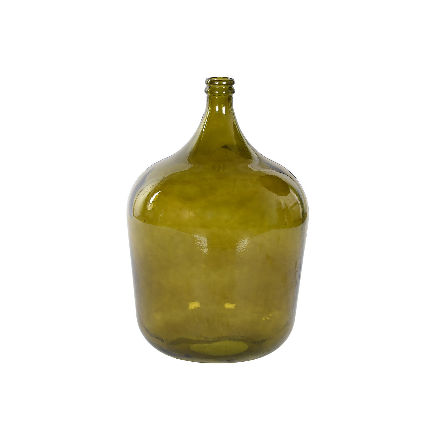 Jarron cristal reciclado 37x37x55 34 l, garrafa , La mejor decoración para tu hogar.