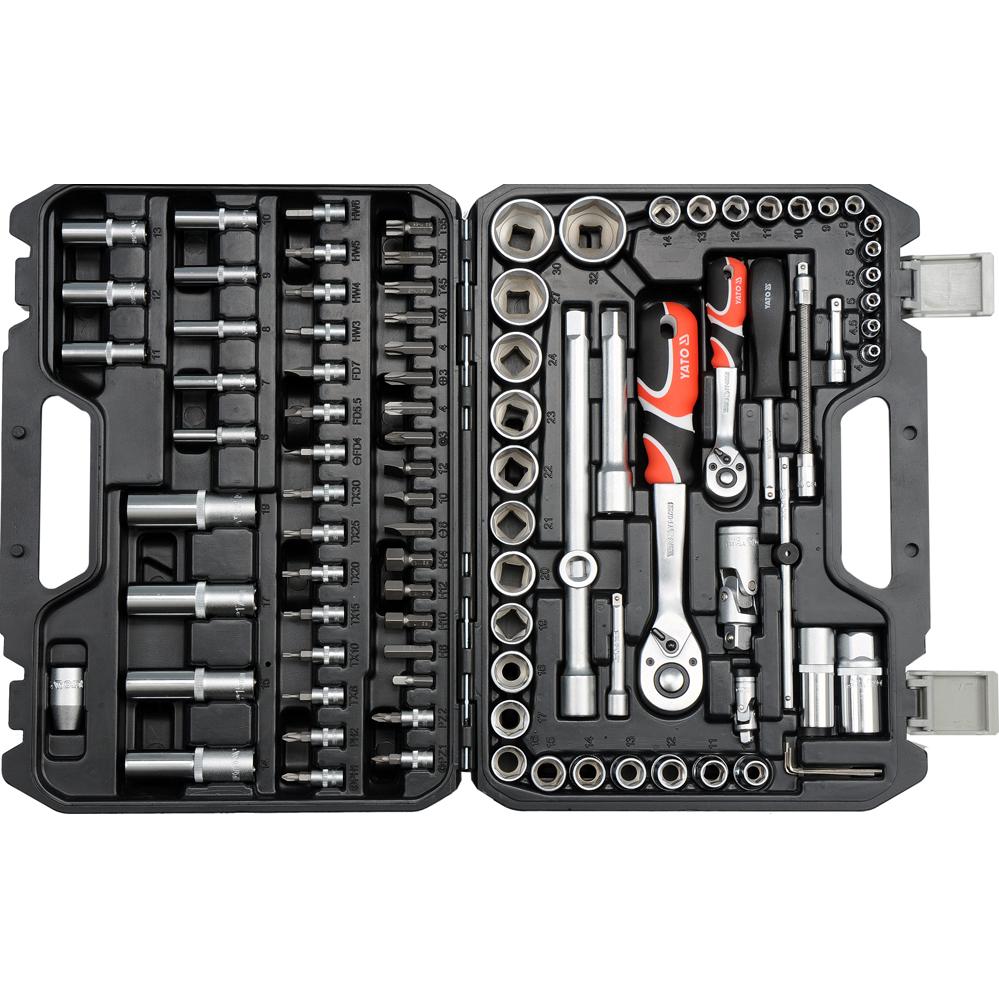 JUEGO DE HERRAMIENTAS DE 1/2'' 94 PIEZAS L - YT-12681