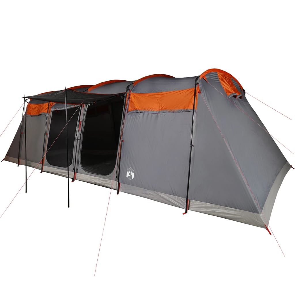 vidaXL Tienda de campaña familiar túnel 8 personas impermeable Color Azul,  Gris y naranja,  Verde y mas