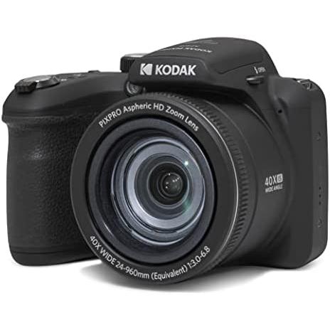 KODAK Pixpro Astro Zoom AZ425 - Cámara digital bridge, zoom óptico 42X,  gran angular 24mm, 20 megapíxeles, 3 LCD, vídeo Full HD 1080p, batería  Li-ion - Negro - Kodak