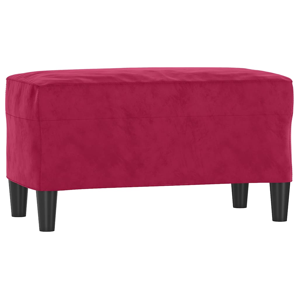 vidaXL Banco de terciopelo 70x35x41 cm Multicolor