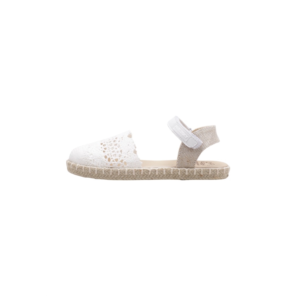 Pablosky 610501 Alpargatas Planas Niña Blanco