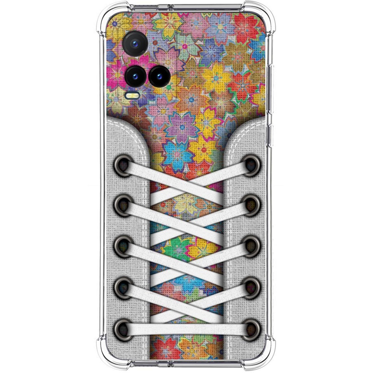Funda Silicona Antigolpes para Vivo Y21 / Y21s / Y33s diseño Zapatillas 05 Dibujos
