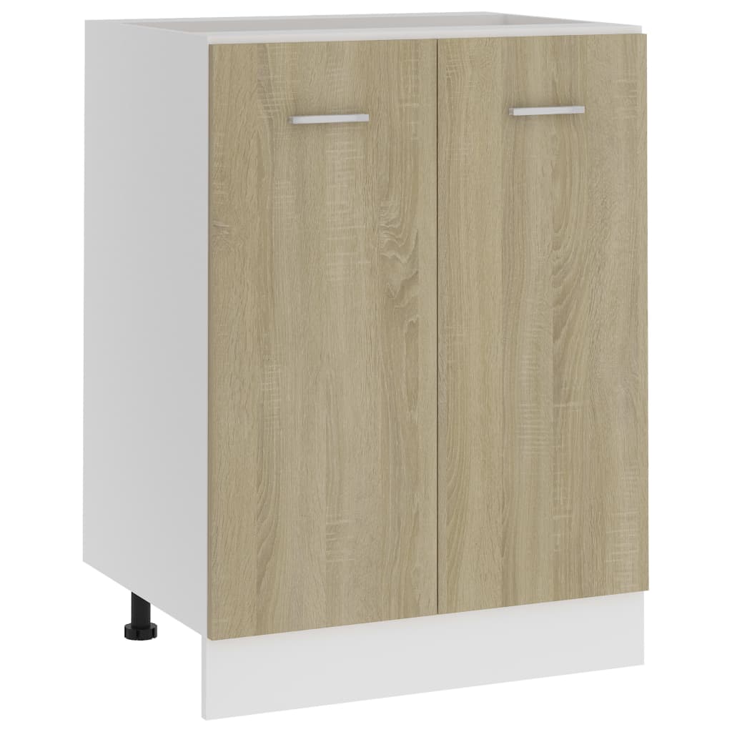 vidaXL Armario bajo "Lyon" Roble Sonoma 60x46x81,5 cm Madera de ingeniería