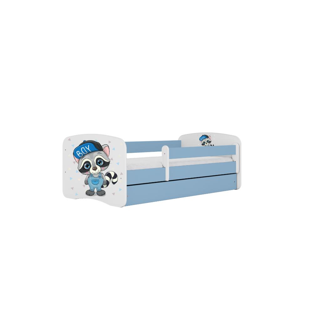 Cama 180 x 80 cm Kocot Kids BabyDreams Raccoon Blue