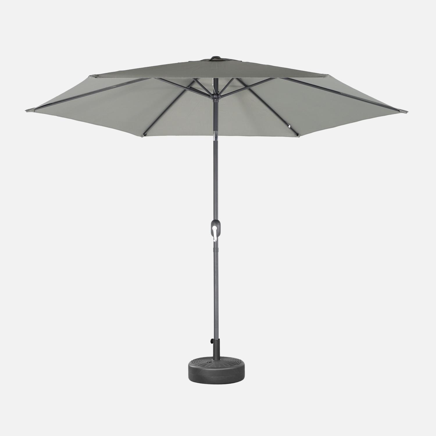 sweeek - Parasol redondo, 3x3m , Touquet , 294x294x243