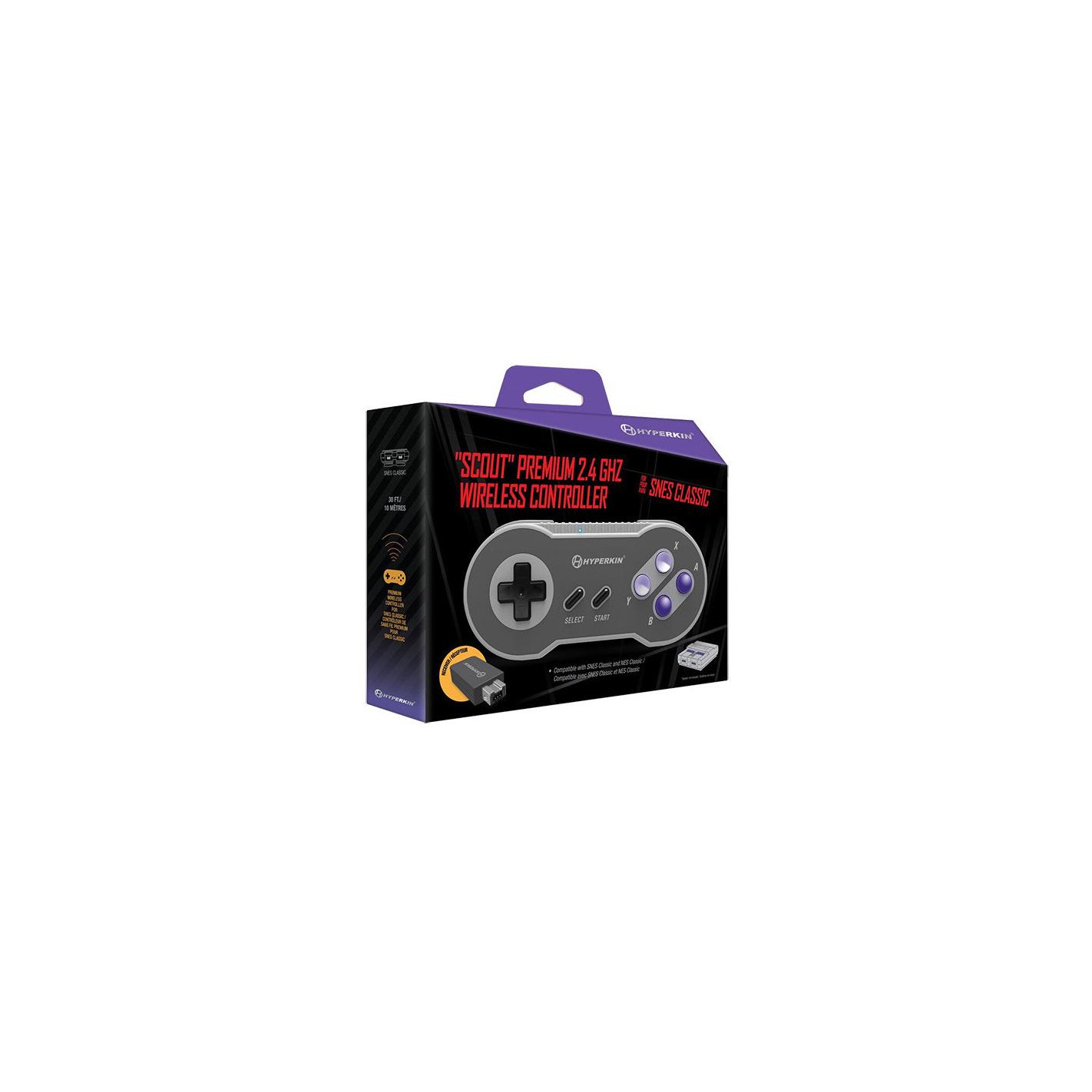 SNES Classic Wireless Controller Scout Premium 2.4GHz  Retro