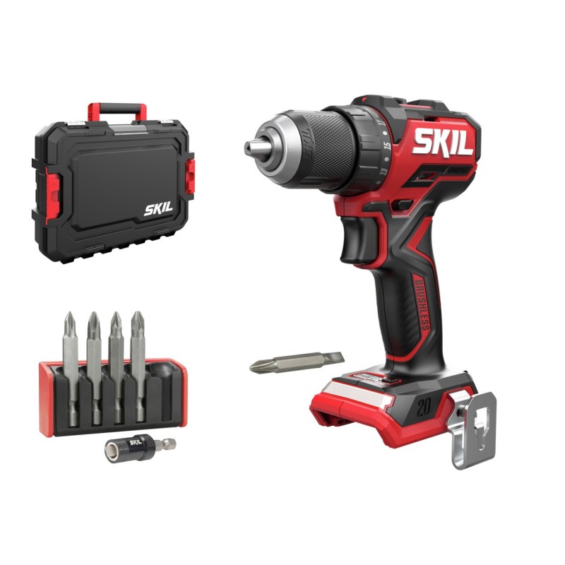 Taladro/atornillador a batería SKIL 3065 «Compact brushless» - Potente y duradero, sin escobillas