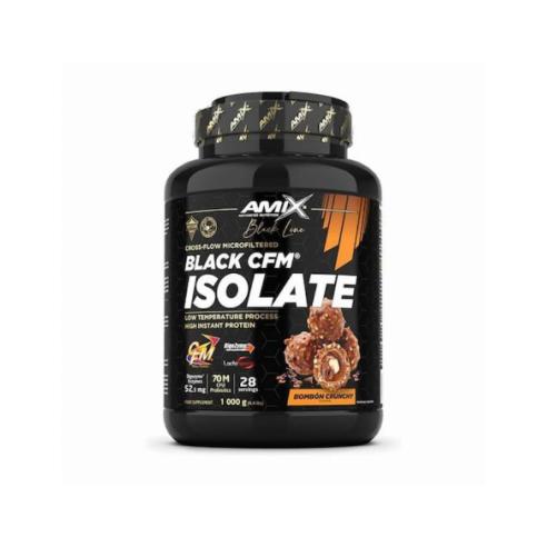 Proteína Black CFM Isolate 1 Kilogramo Sabor Bombon Crujiente AMIX    Proteínas Naturales