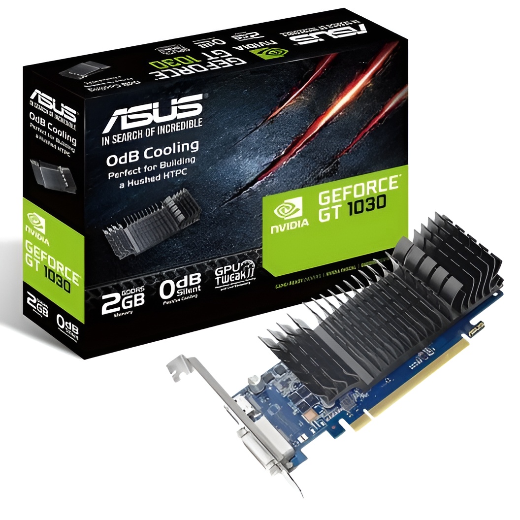 Asus geforce gt 1030 silent tarjeta grafica 2gb gddr5 nvidia