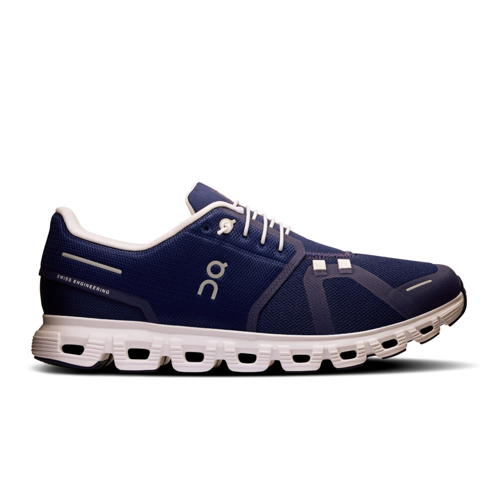 Zapatillas Azules On Running Cloud 6 Midnight White Cómodas y Ligeras