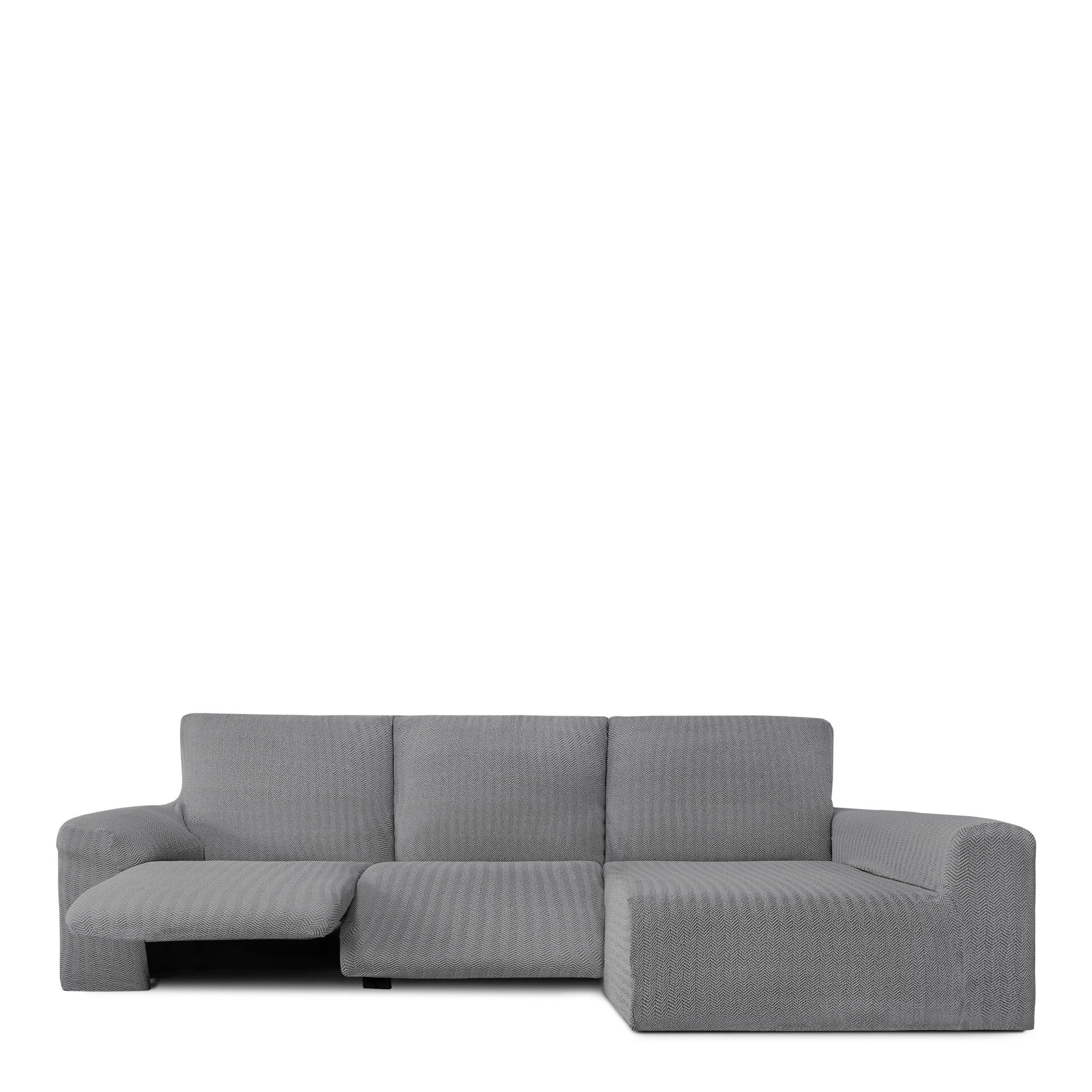 Funda de sofa m/0 ch. longue relax premium jaz derecha (Mirando de frente) c/6,  Tamaño brazo largo derecha,  170x310x110cm,  Fábricada en España