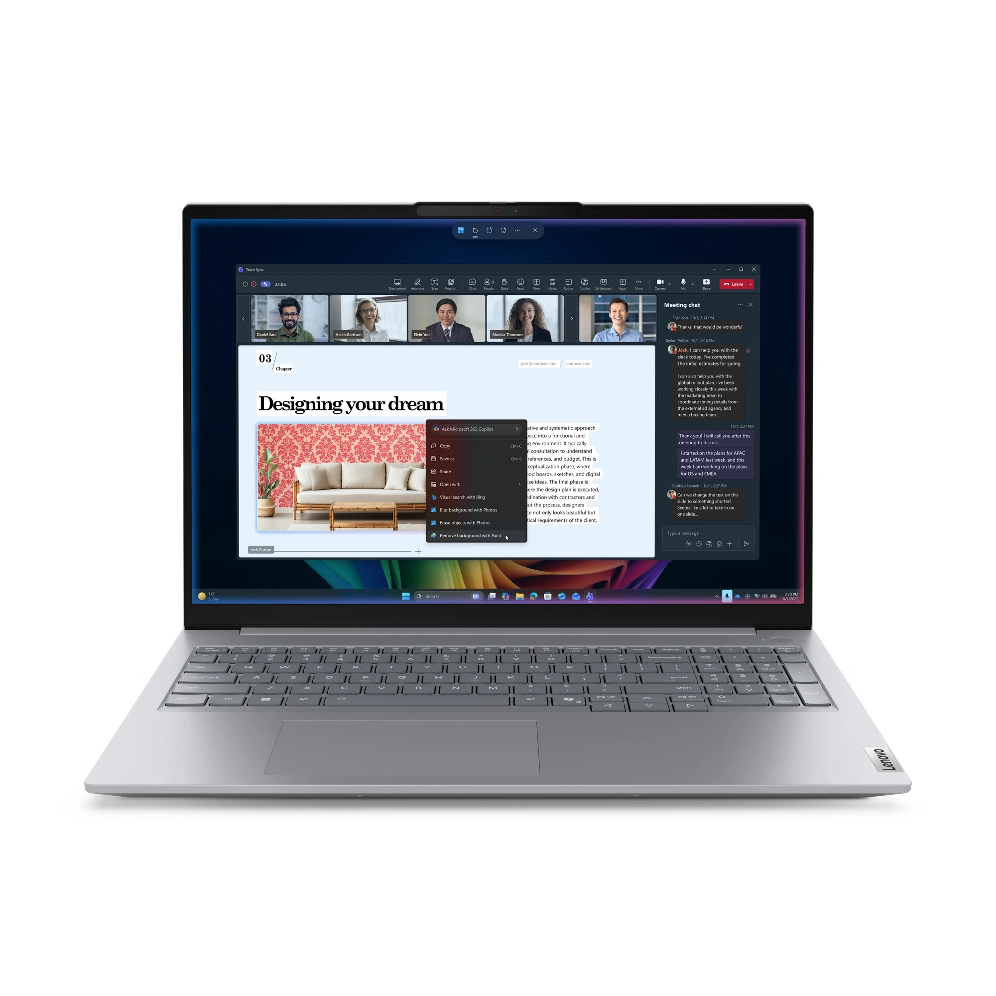 Pc portátil Intel Core Ultra 5 325 16" Windows 11 Pro Lenovo 21UR001VSP Ram 16 GB Disco 512 GB | SSD, Lector de huella digital, Gris