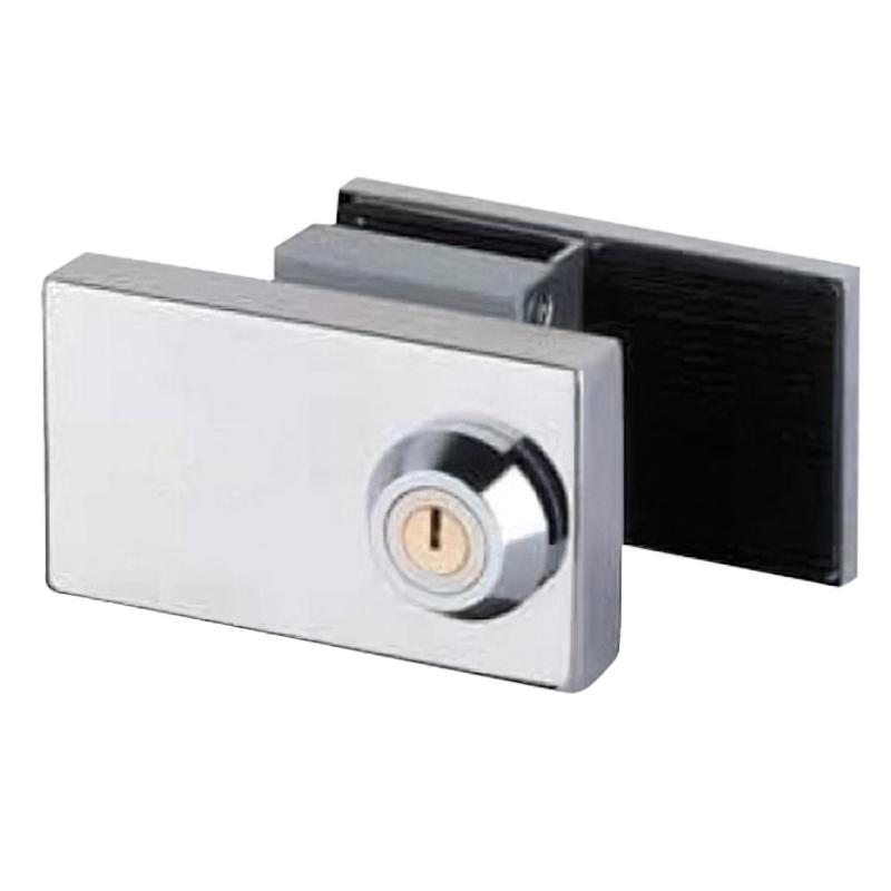 Cerradura cbm 2002 puerta cristal llave plana