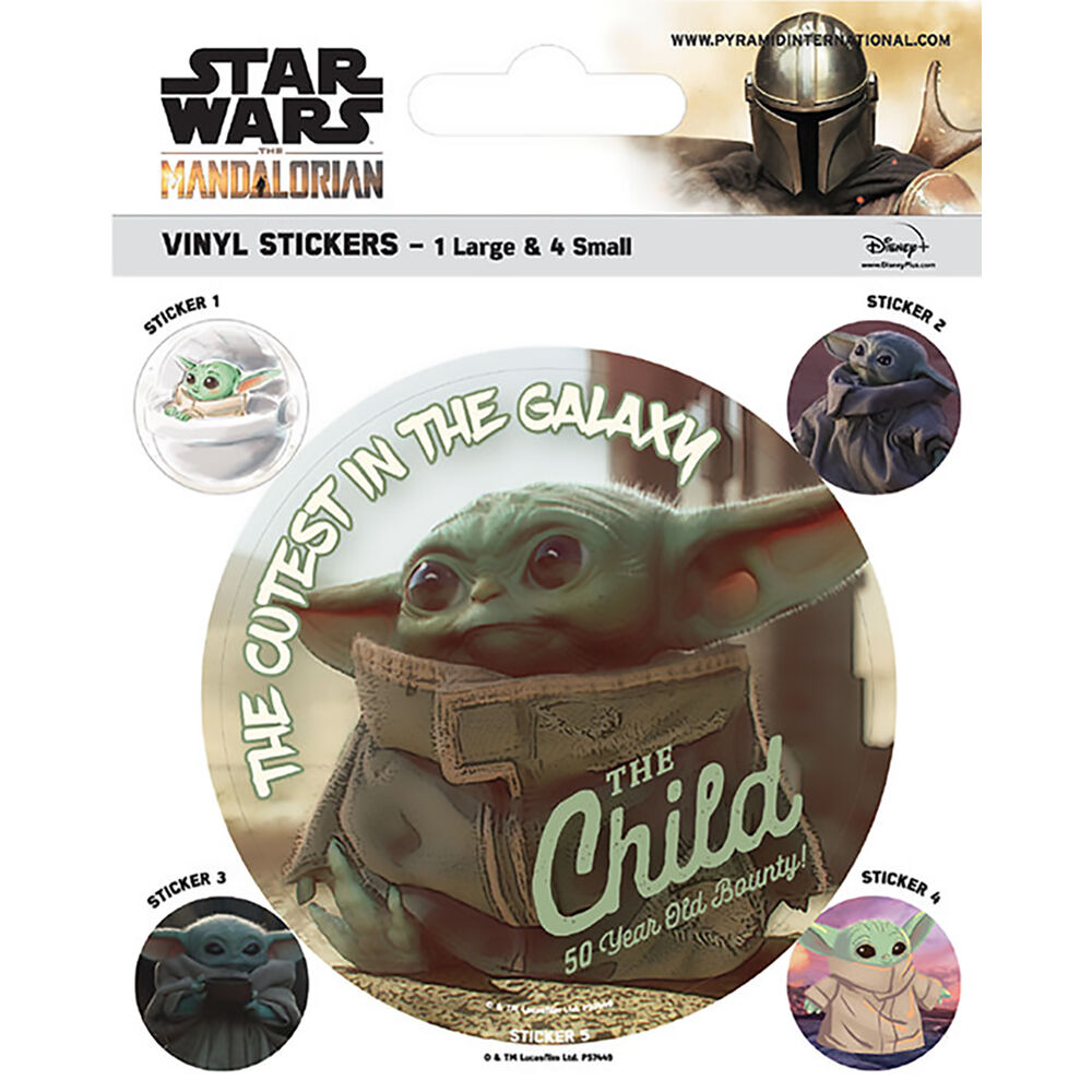 Pyramid International Stickers Star Wars The Mandalorian Merchandising Oficial
