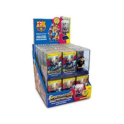 Toy Partner - Pack de 10 unidades de Barça Sports Micro Figuras FCBarcelona