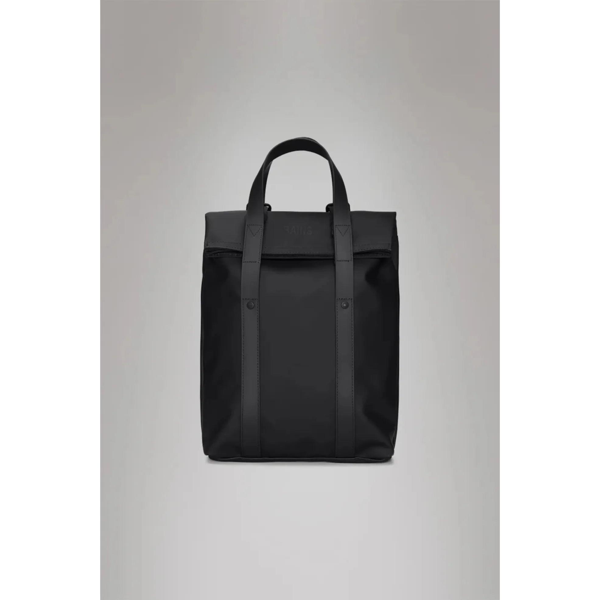 Rains Mochila 2 Way Tote Backpack Mini Negra