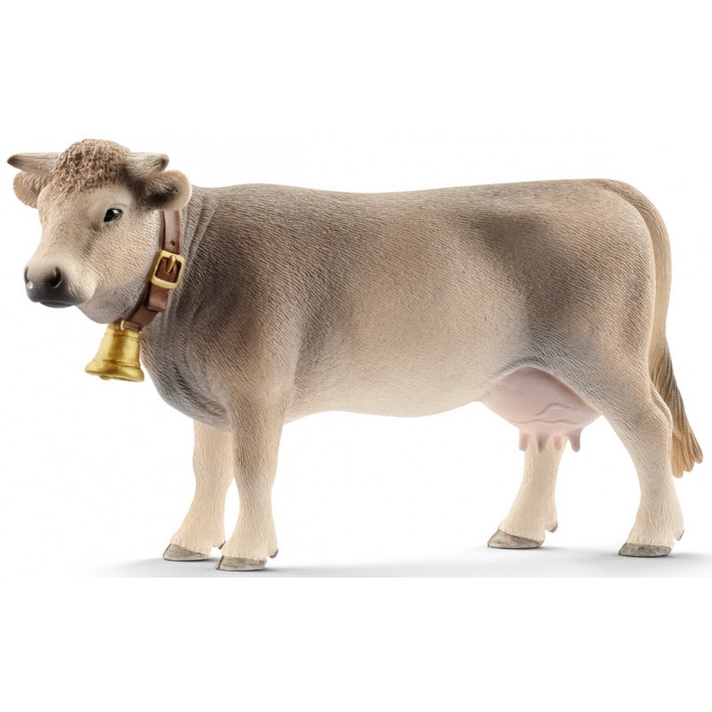 Schleich Vaca Braunvieh Suiza Alpina Pelaje Marrón Gris
