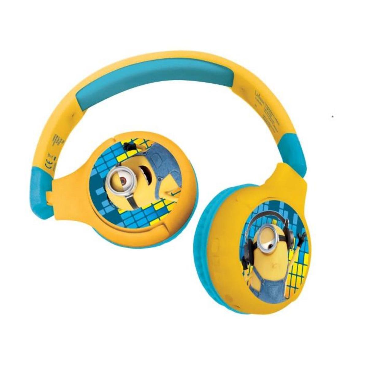 UNIVERSAL STUDIOS - Cascos inalámbricos Bluetooth confort para niños - Minions