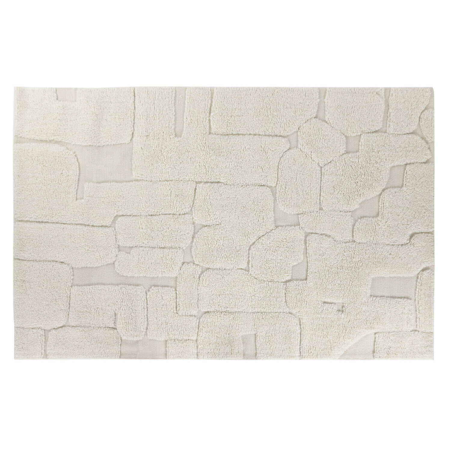 Alfombra lana algodon 230x160x1 2800 gsm relieve , La mejor decoración para tu hogar.