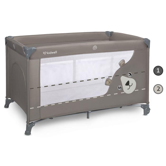 Cama de viagem 2 níveis Kidwell Blissy Duo Beige