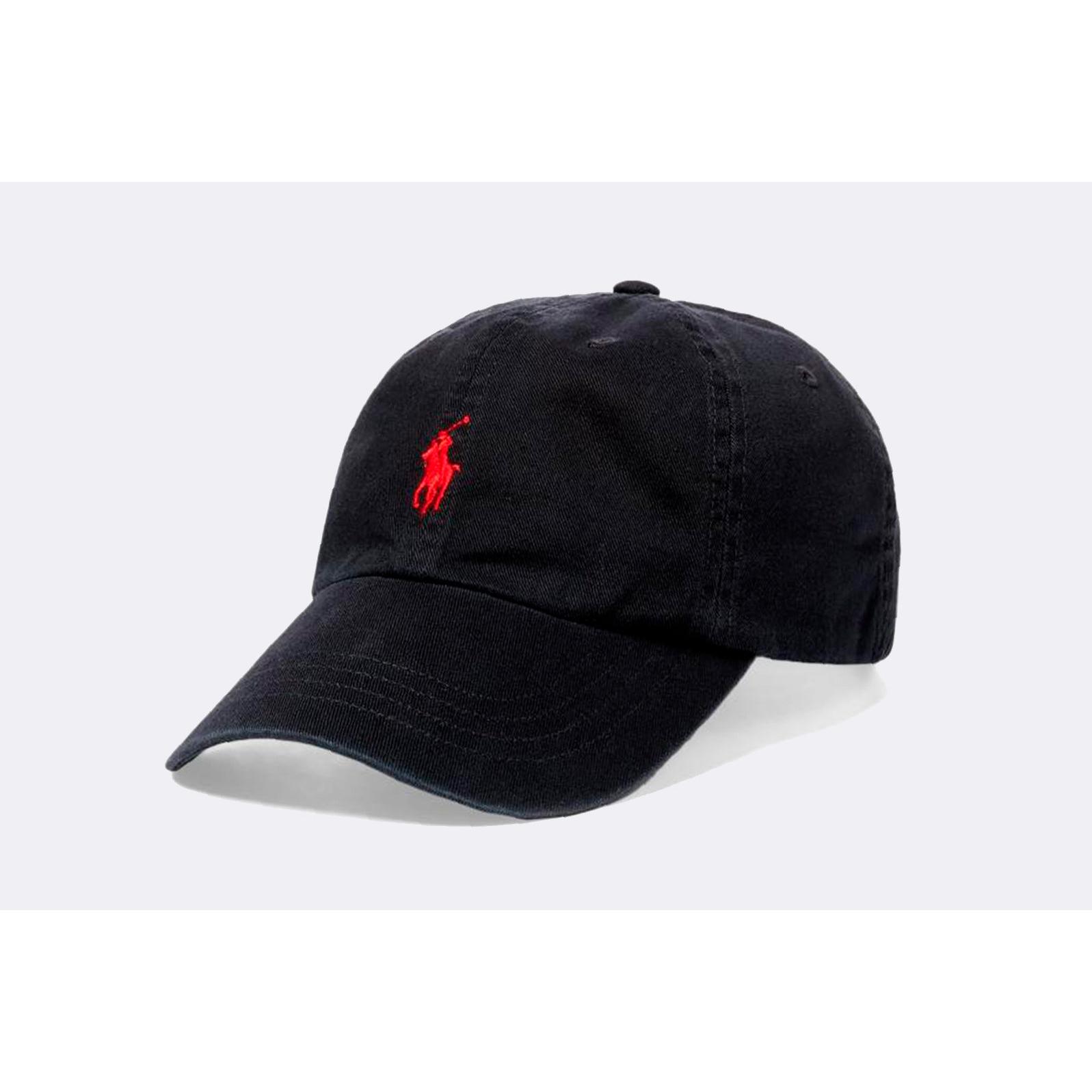 Gorra Polo Ralph Lauren Cotton Chino Baseball Negra
