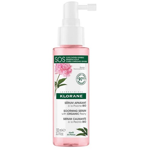 Klorane Serum SOS Peonía 100 Ml para Cuidado Capilar - Reduce Irritación y Alivia Cuero Cabelludo