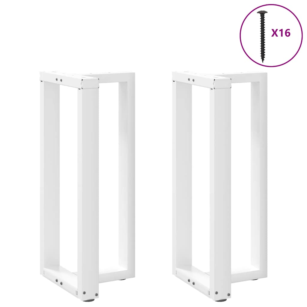 vidaXL Patas para mesa de bar en forma de T (2 unidades) 40 x 35 x (90-91) cm, acero