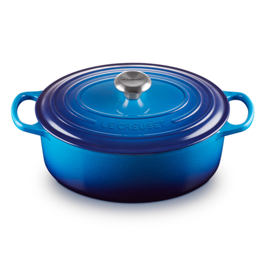 Cocotte ovalada Evolution Le Creuset de 27 a 40 cm - Cazuela de hierro fundido, Fabricada en Francia, Garantía de por vida, Cocina Tradicional