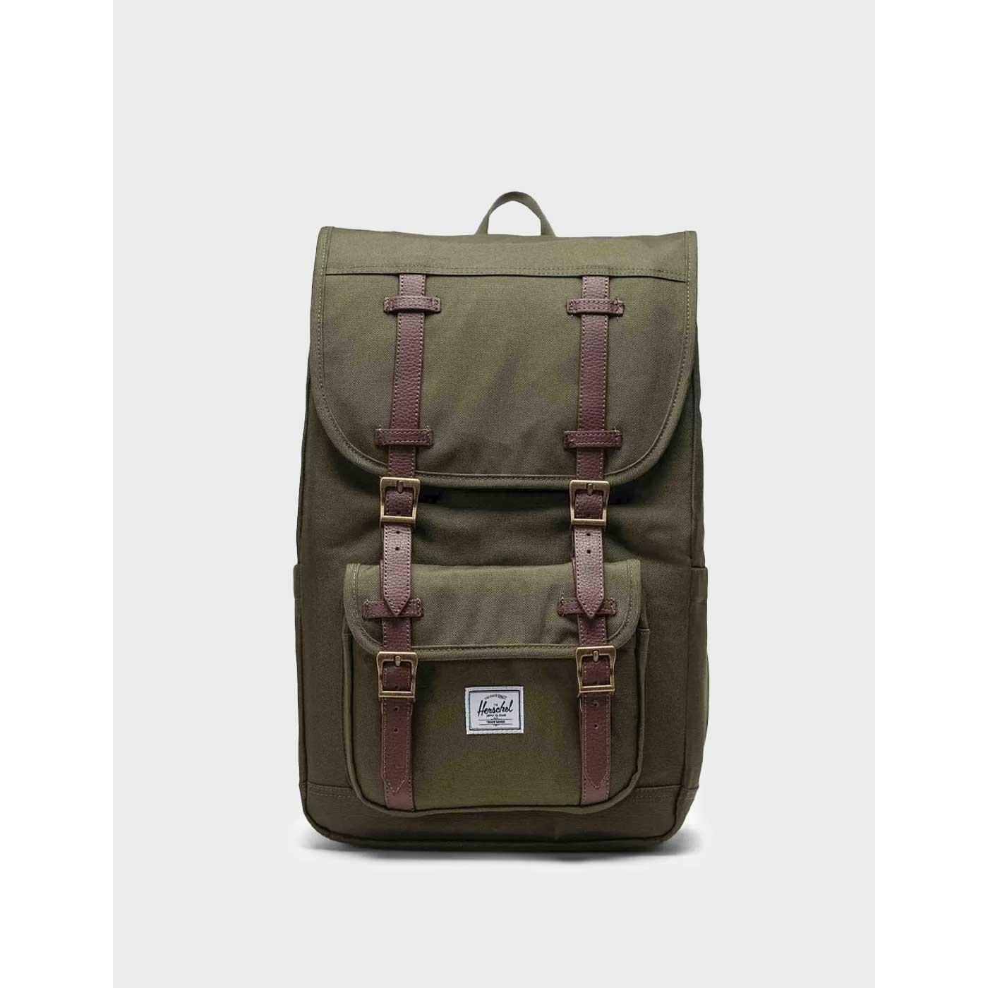 Herschel Little America mochila verde para hombre y mujer