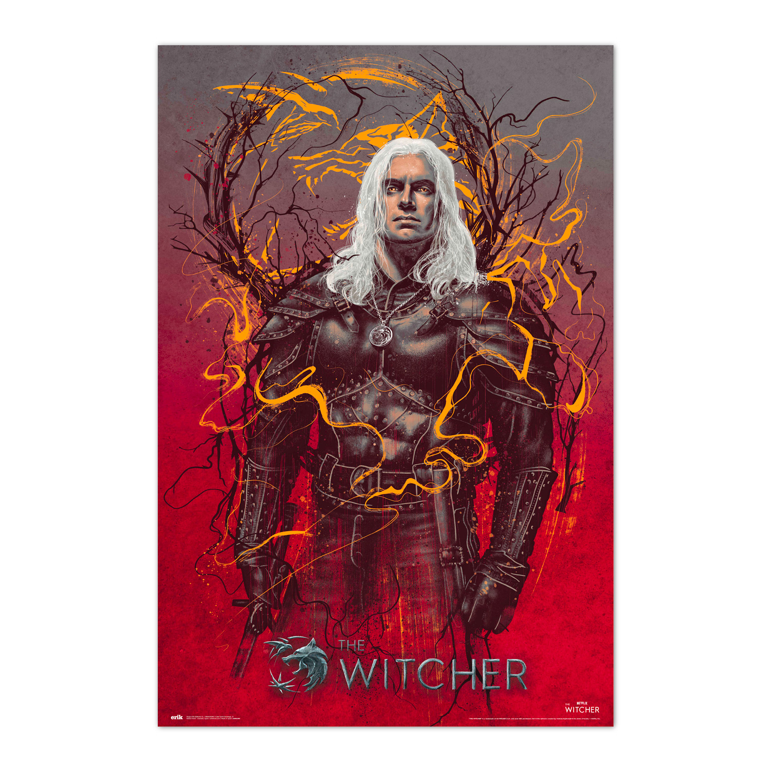Grupo Erik Póster The Witcher 2 Gerald de Riva - Lamina decorativaThe Witcher 2 Gerald de Riva / Póster Grupo Erik - Producto con licencia oficial